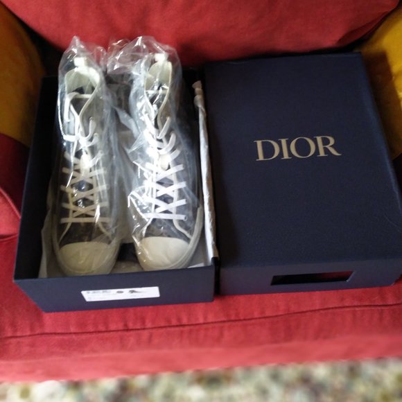 MEN'S DIOR B23 HIGH-TOP SNEAKER - Picture 7 of 9
